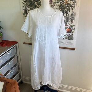 bryn Walker White Midi Dress large